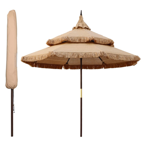 Parasol, Umbrella, Parasol or Parasol by materials, wood, aluminum, straw cloth, plastic, polyester