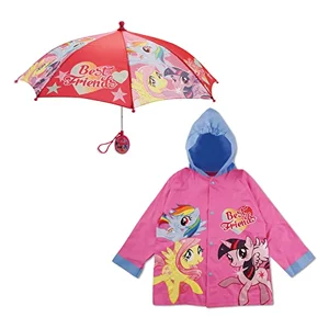 Juego de paraguas y ropa de lluvia infantil