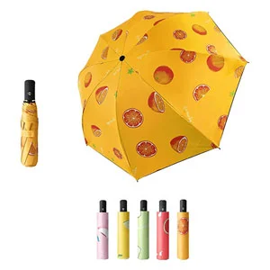 Paraguas de viaje plegable de verano, paraguas resistente al viento, paraguas de sol y lluvia, paraguas impermeable y anti UV para mujeres y hombres, paraguas automático con diseño resistente de 9 costillas, compacto y portátil, varios colores